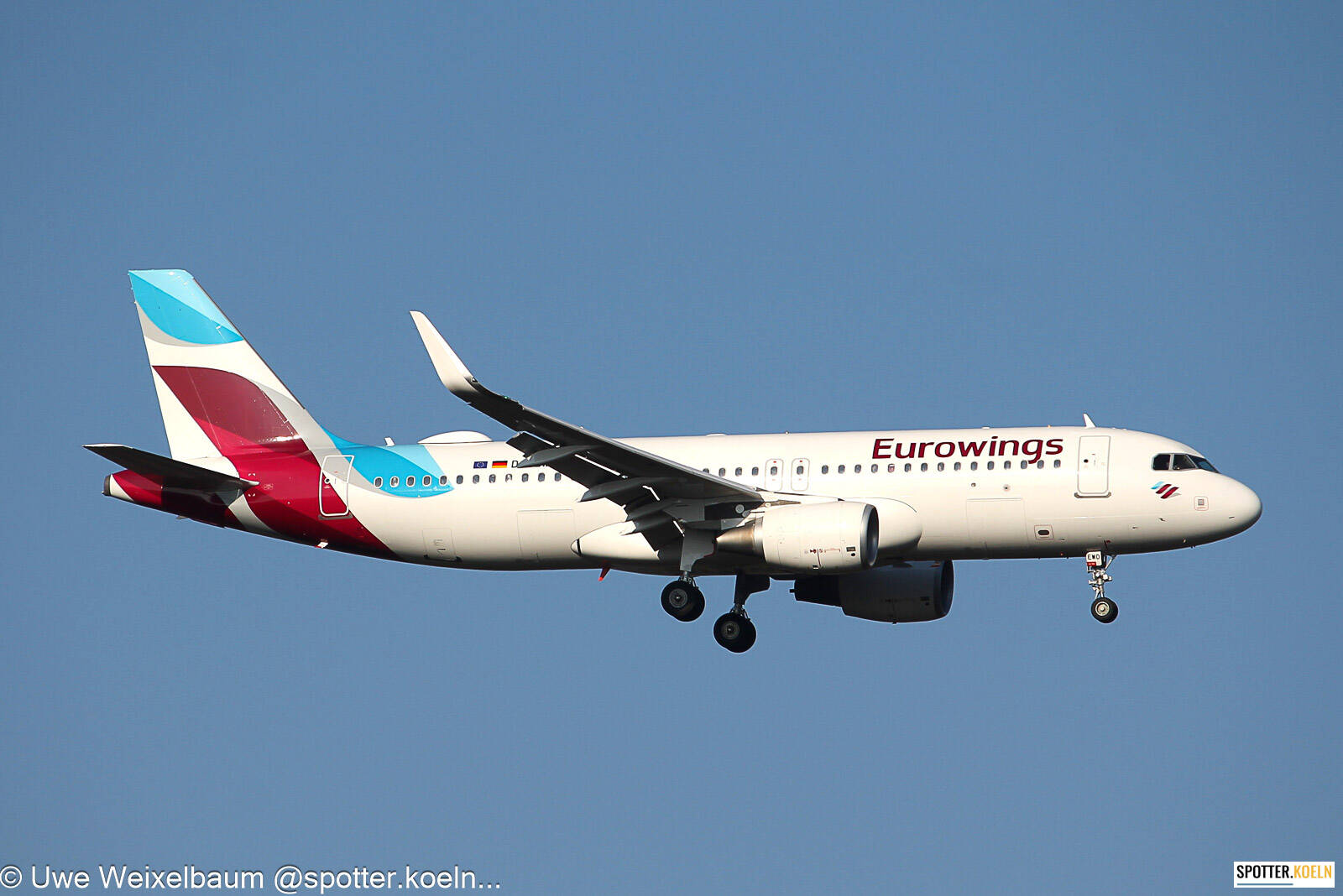 D-AEWO Eurowings Airbus A320-214(WL) 