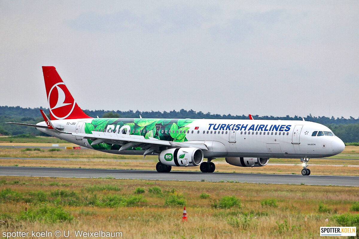 Turkish Airlines BIO Fuel TC-JSU A321-231 