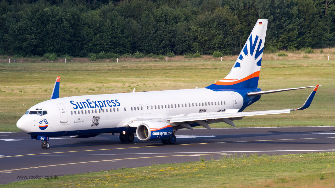 D-ASXG SunExpress Germany Boeing 737-86J(WL)