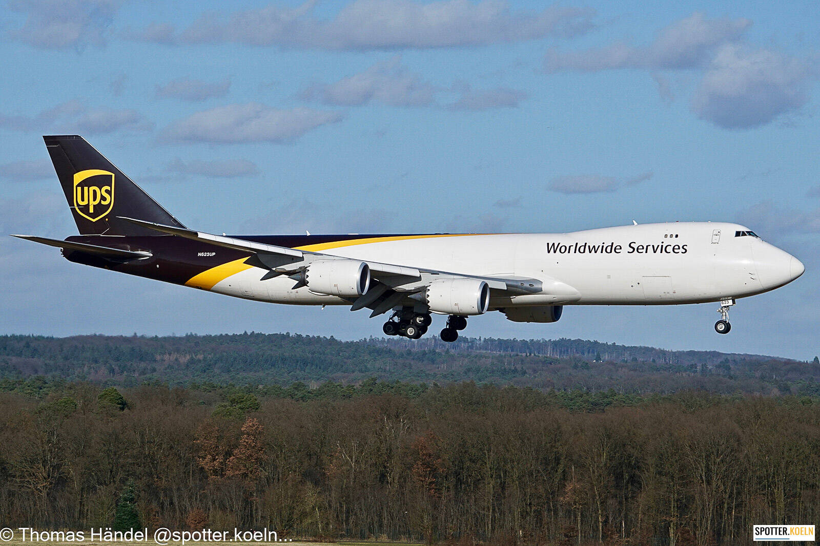 UPS N623UP Boeing B747-8F 