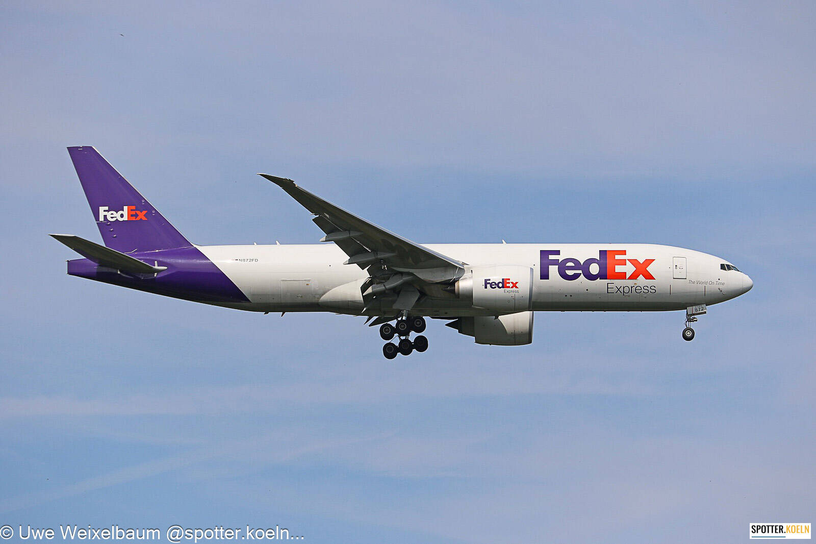 N872FD Fedex Boeing 777-F