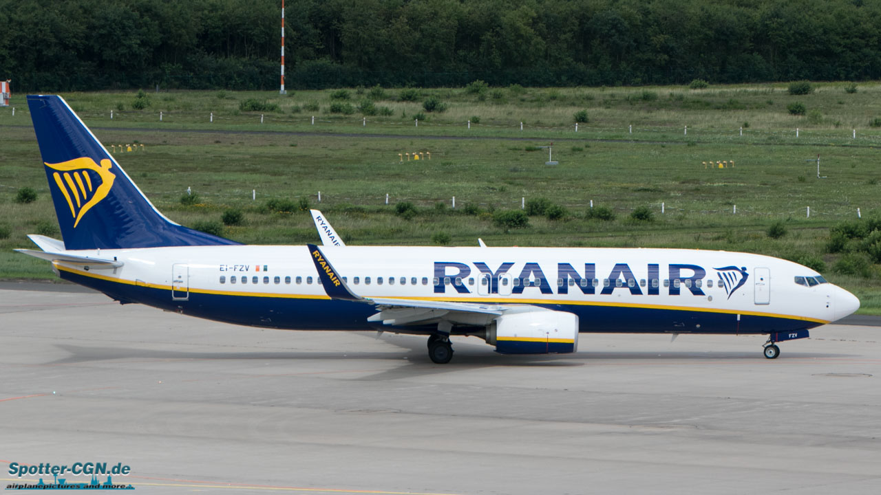 EI-FZV Ryanair Boeing 737-8AS(WL)