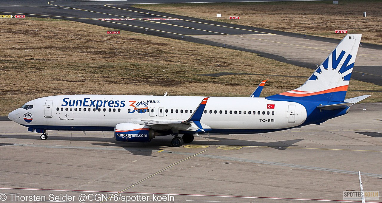 SunExpress 737-800W TC-SEI 