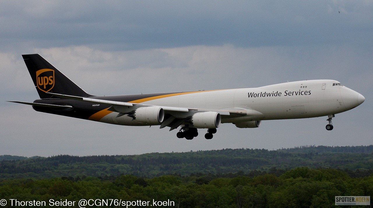 UPS 747-800 N617UP 