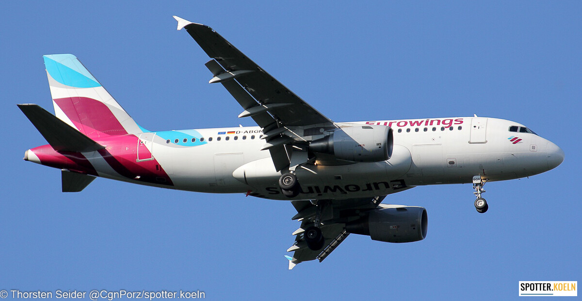 Eurowings A319-100 D-ABGR