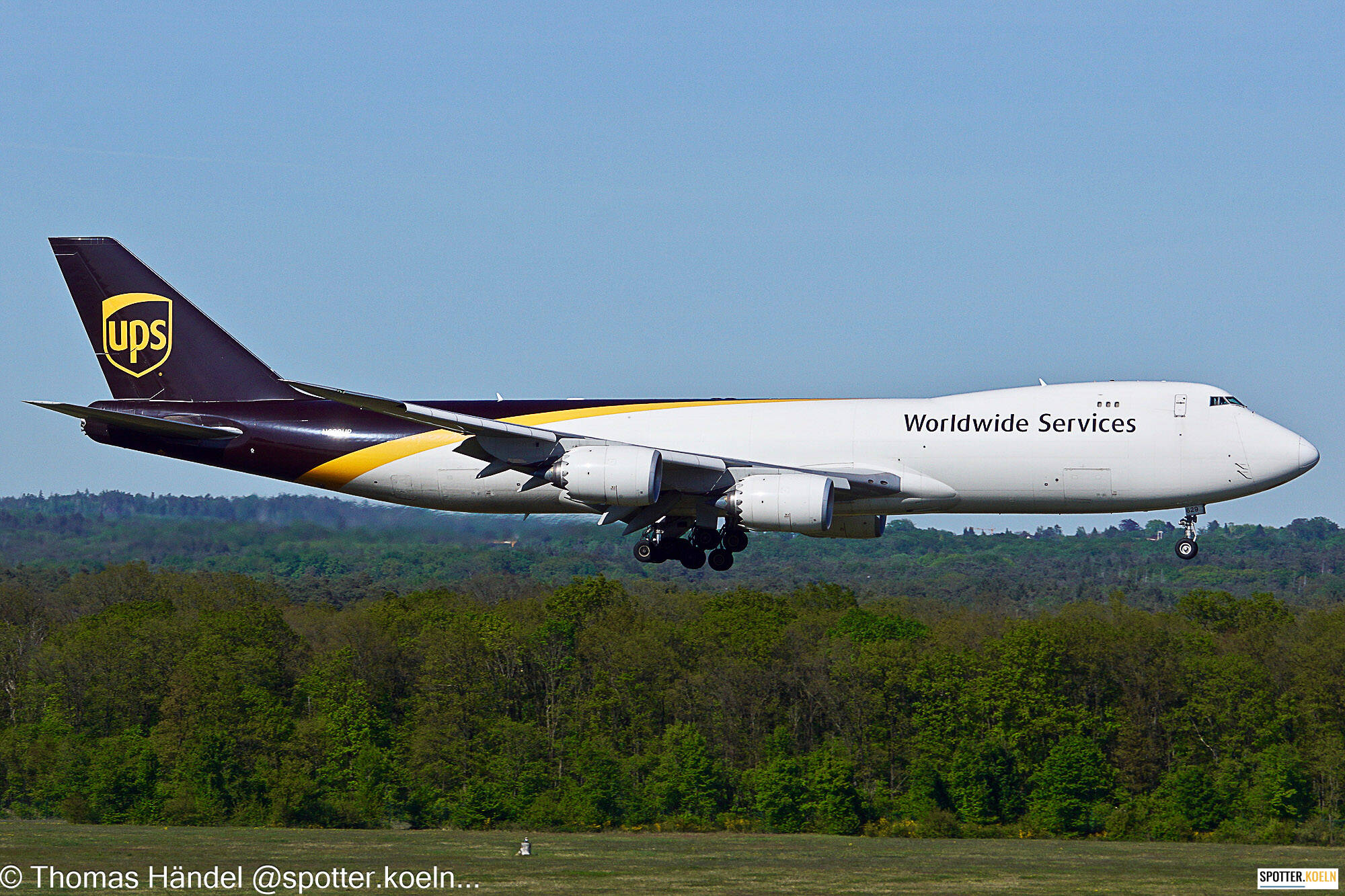 UPS N629UP Boeing 747-8F 