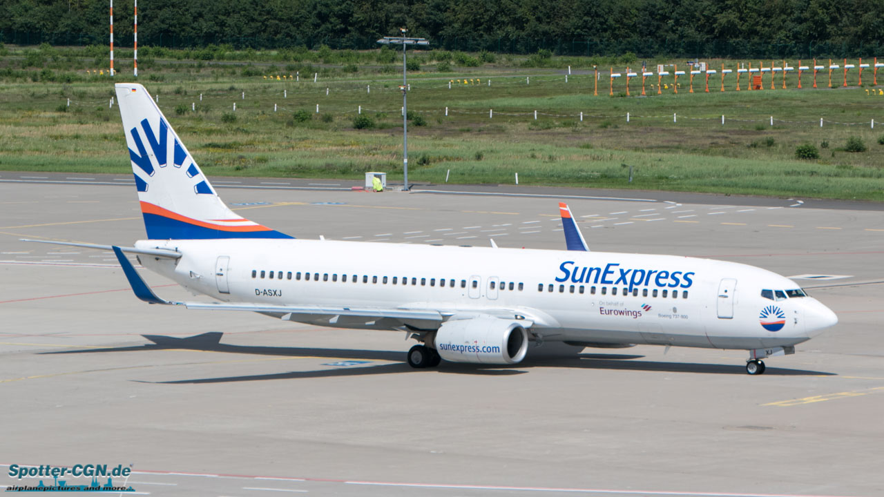 D-ASXJ SunExpress Germany Boeing 737-86J(WL) D-ASXJ SunExpress Germany Boeing 737-86J(WL)