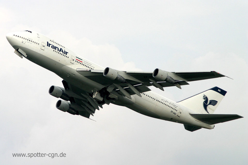 EP-IAG Iran Air Boeing 747-286B(M)