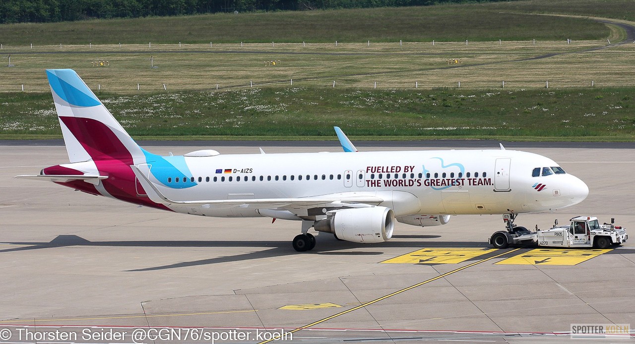Eurowings A320-200W D-AIZS 