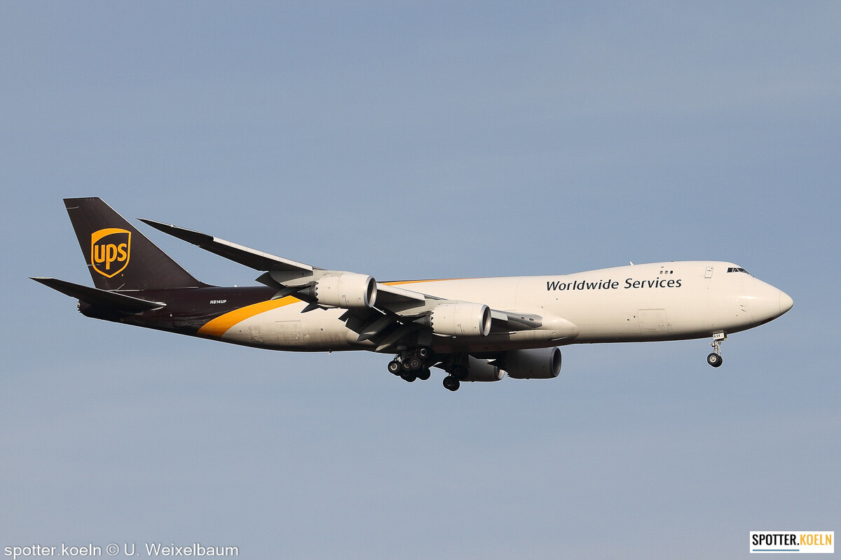 UPS N614UP 747-8F 