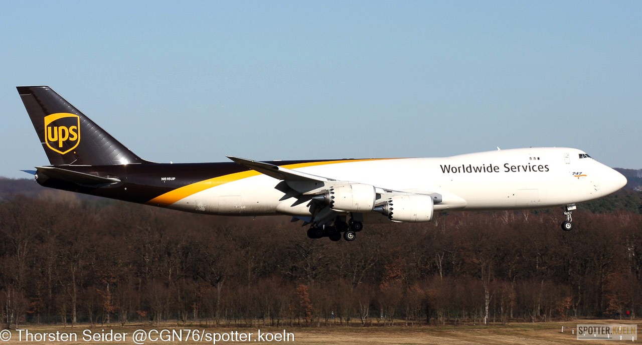 N616UP UPS 747-800 