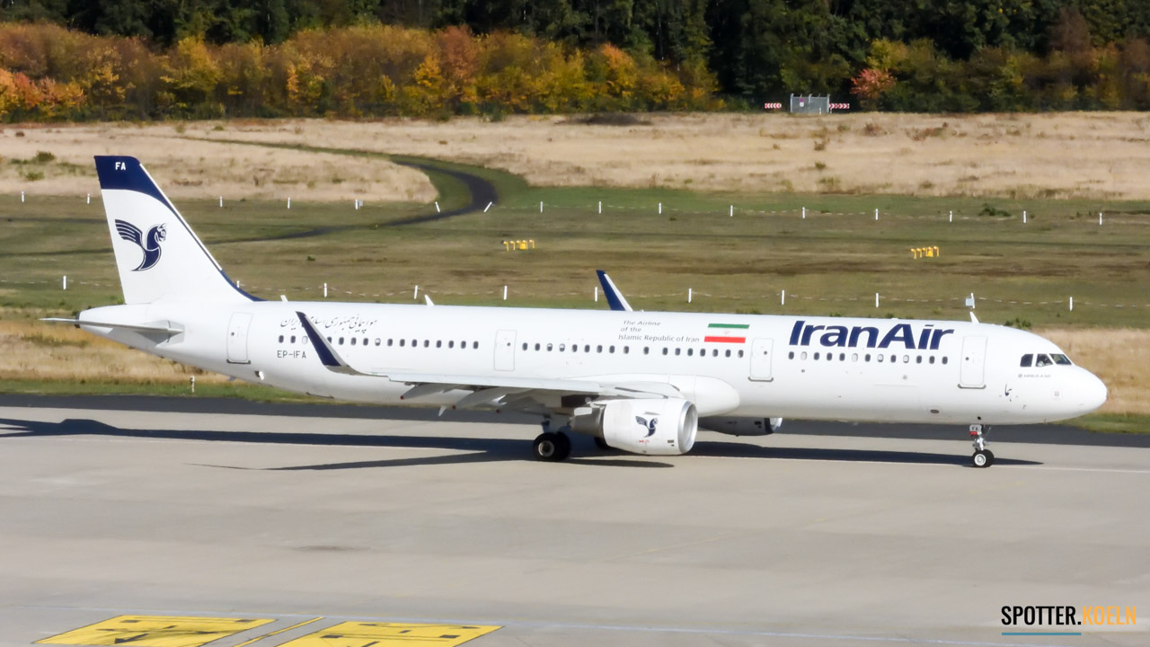 EP-IFA Iran Air Airbus A321-211(WL)