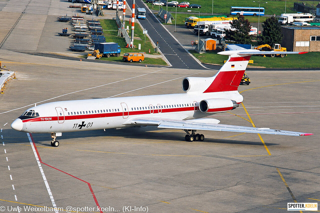 German Air Force 11+01 TU-154M 