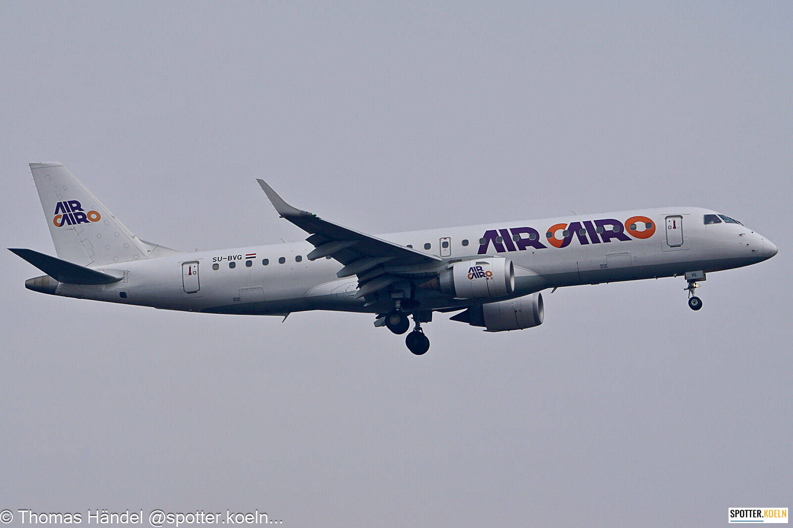 Air Cairo SU-BVG Embraer ERJ190-100LR 