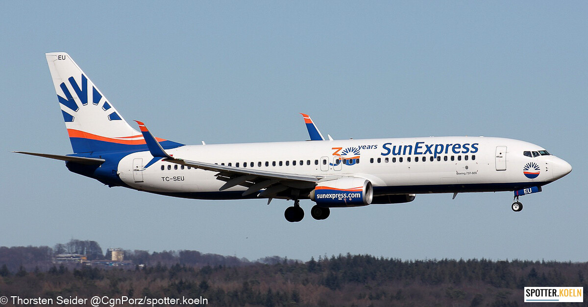 SunExpress 737-800W TC-SEU 