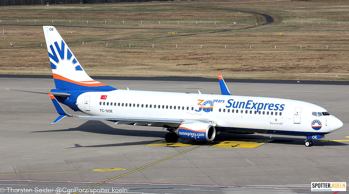SunExpress 737-800W TC-SOE 