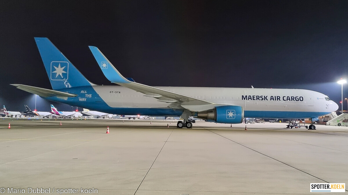 Maersk Air Cargo OY-SYA Boeing 767-3P6ER(BDSF)(WL) Maersk Air Cargo OY-SYA Boeing 767-3P6ER(BDSF)(WL)
