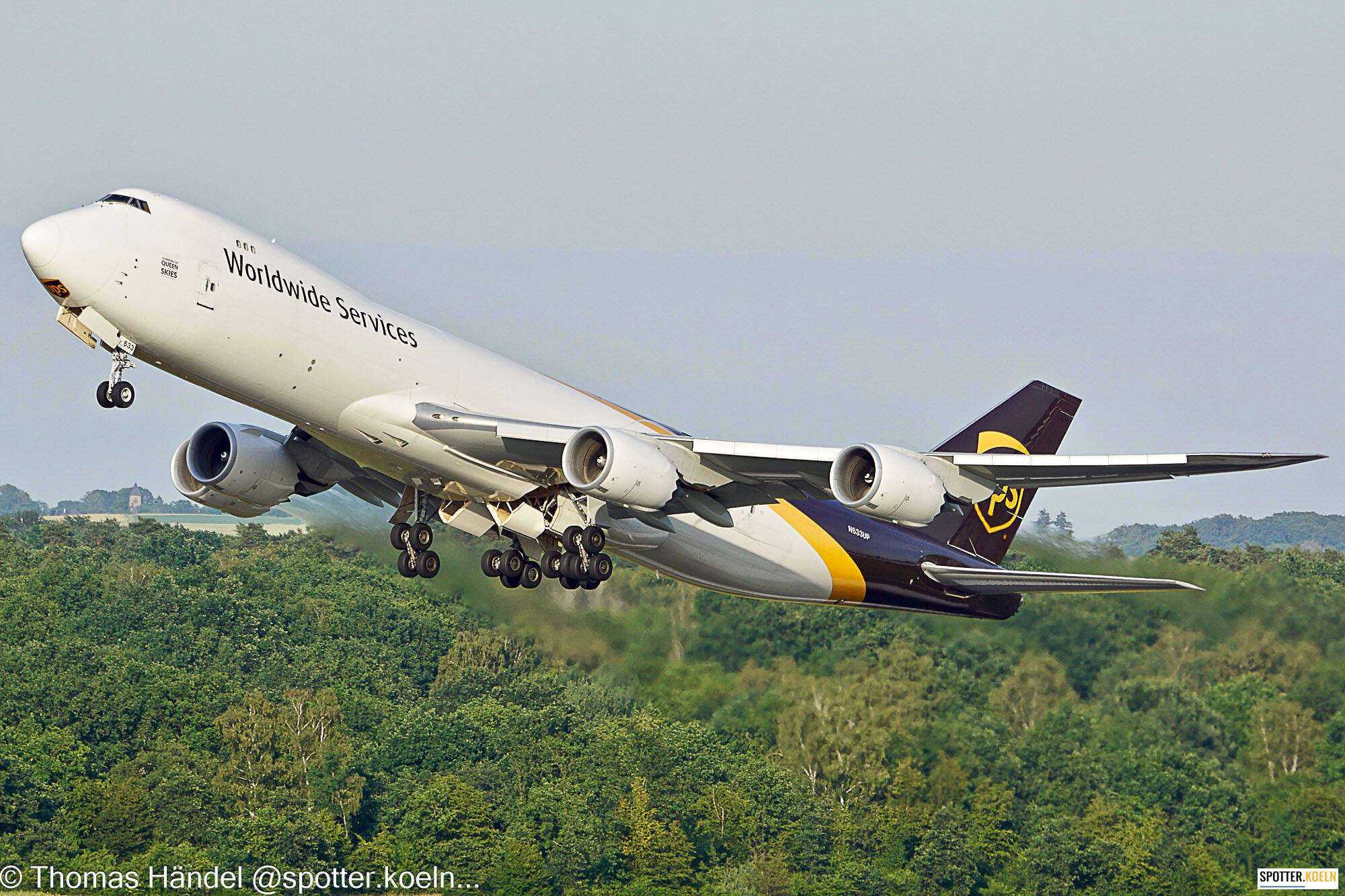 UPS N633UP Boeing 747-8F 