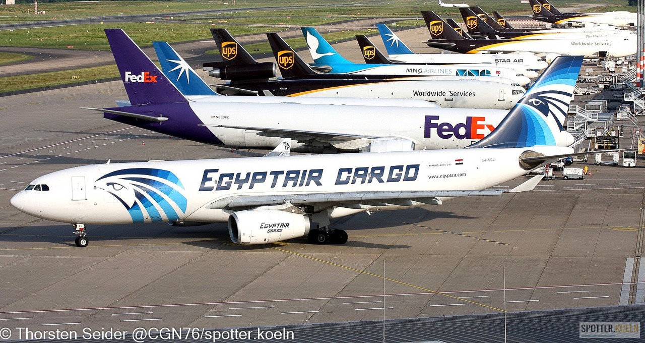 EgyptAir Cargo SU-GCJ Airbus A330-200(F)