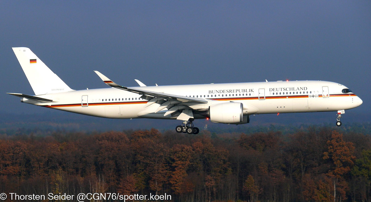 German Air Force A350-900 10+03 