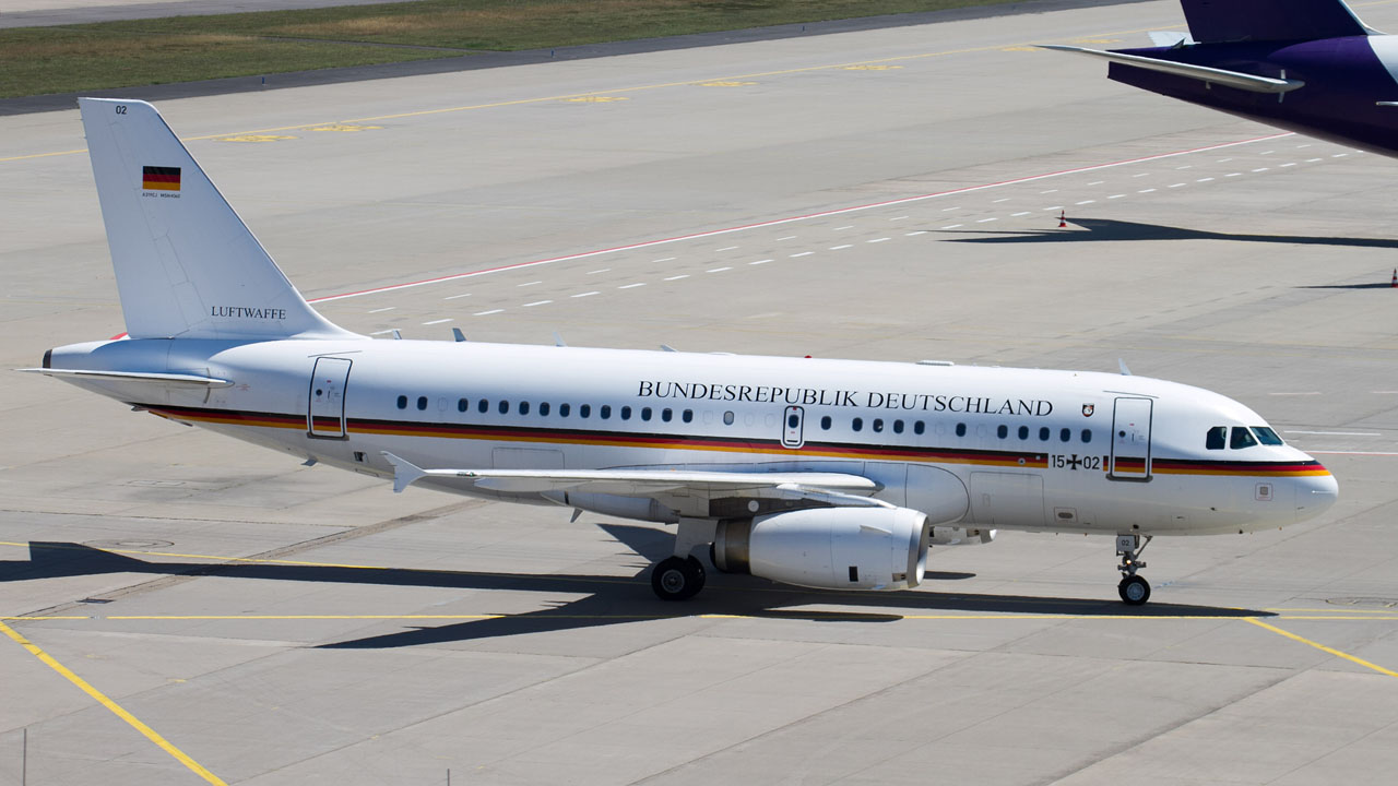 15+02 Luftwaffe (German Air Force) Airbus A319-133 ACJ