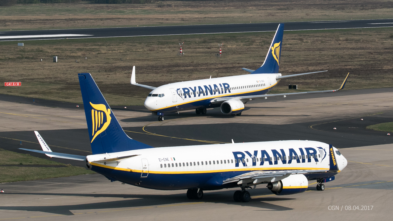 EI-ENE Ryanair Boeing 737-8AS(WL)