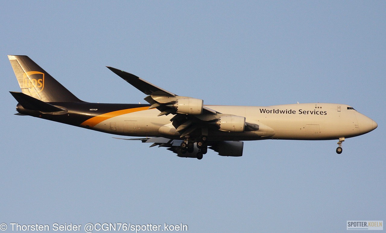 N611UP UPS 747-800 