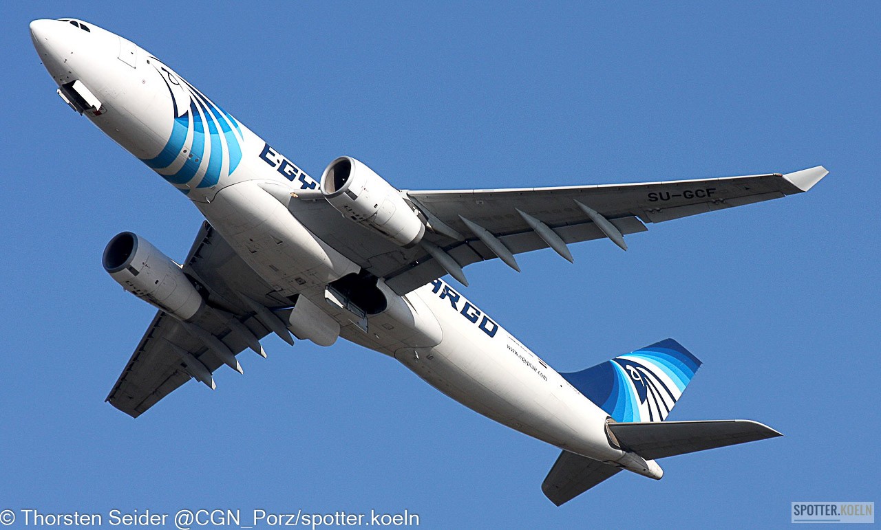 EgyptAir Cargo A330-200P2F SU-GCF 