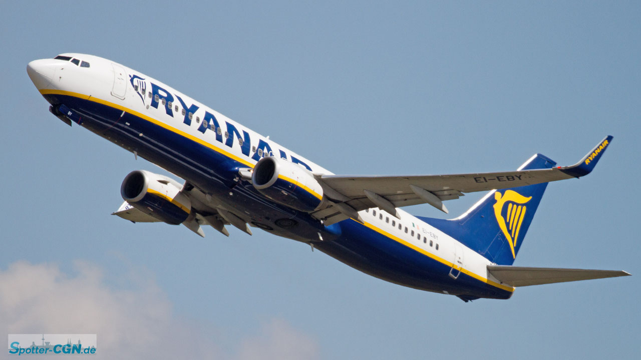 EI-EBY Ryanair Boeing 737-8AS(WL)