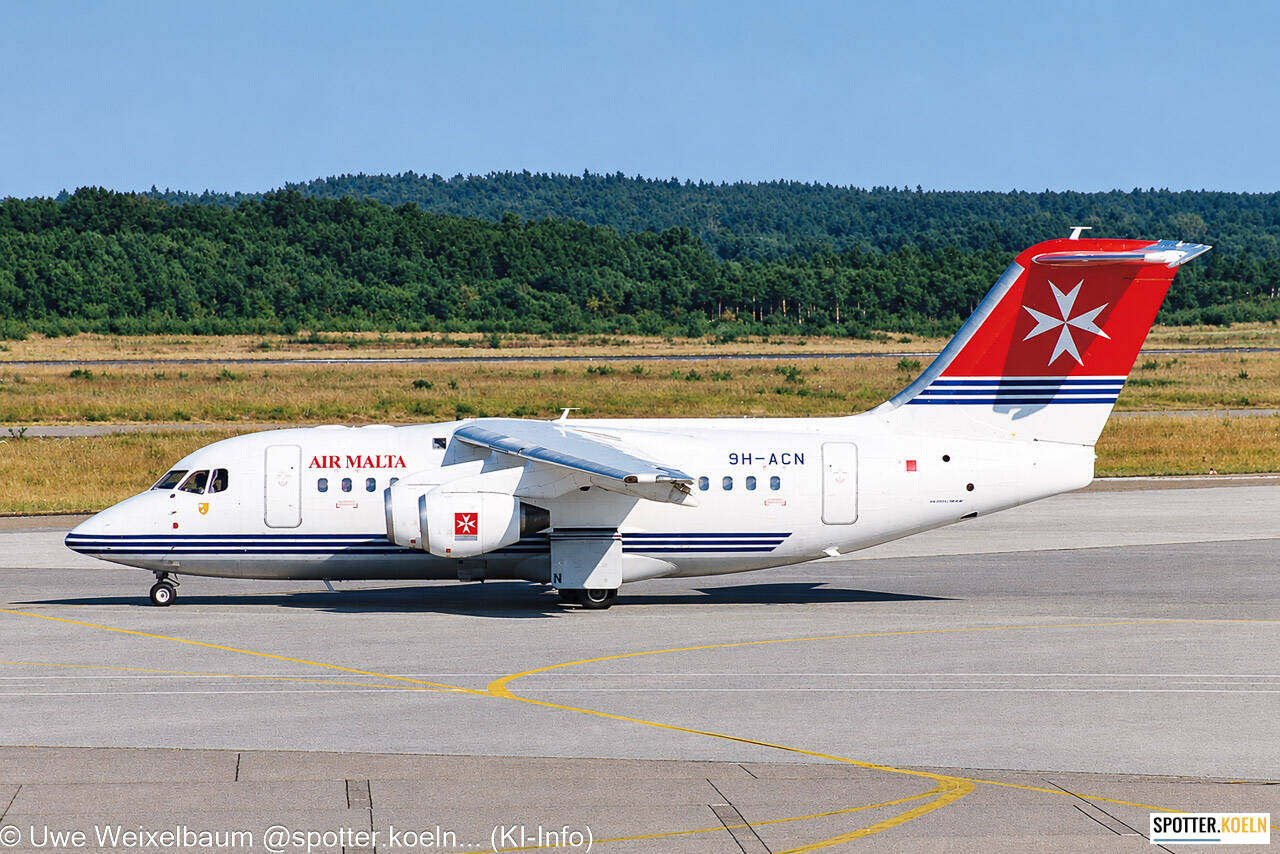 Air Malta 9H-ACN Avro RJ70 