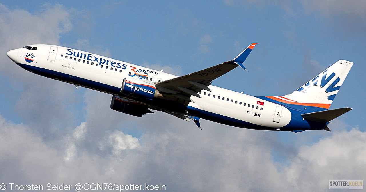 SunExpress 737-800W TC-SOE 