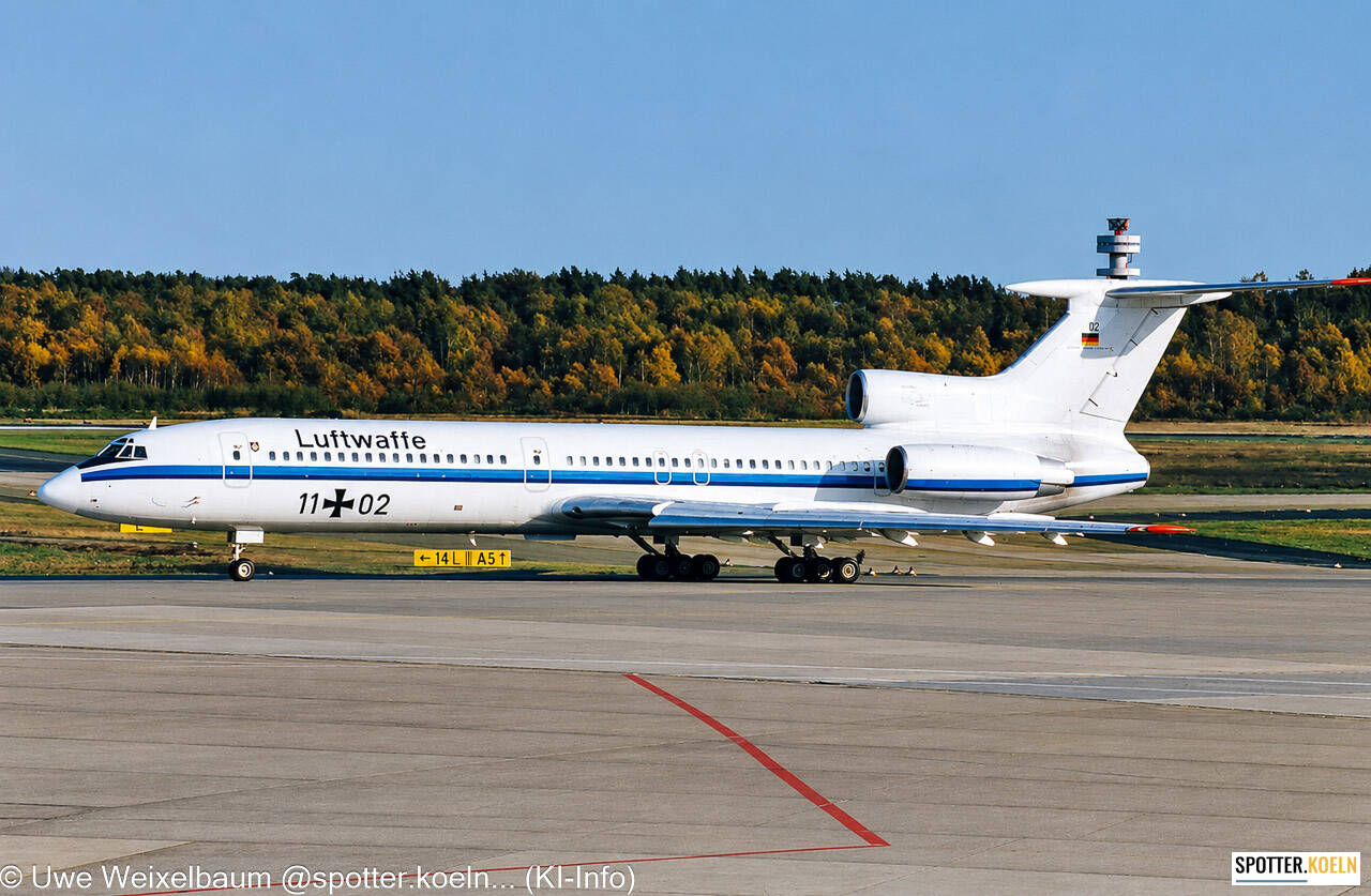 German Air Force Open Skies 11+02 TU-154M 