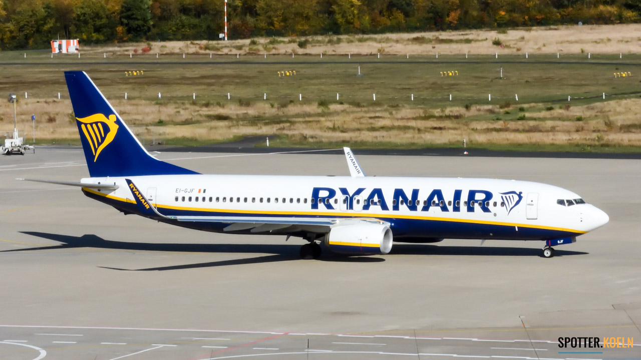 EI-GJF Ryanair Boeing 737-8AS(WL)