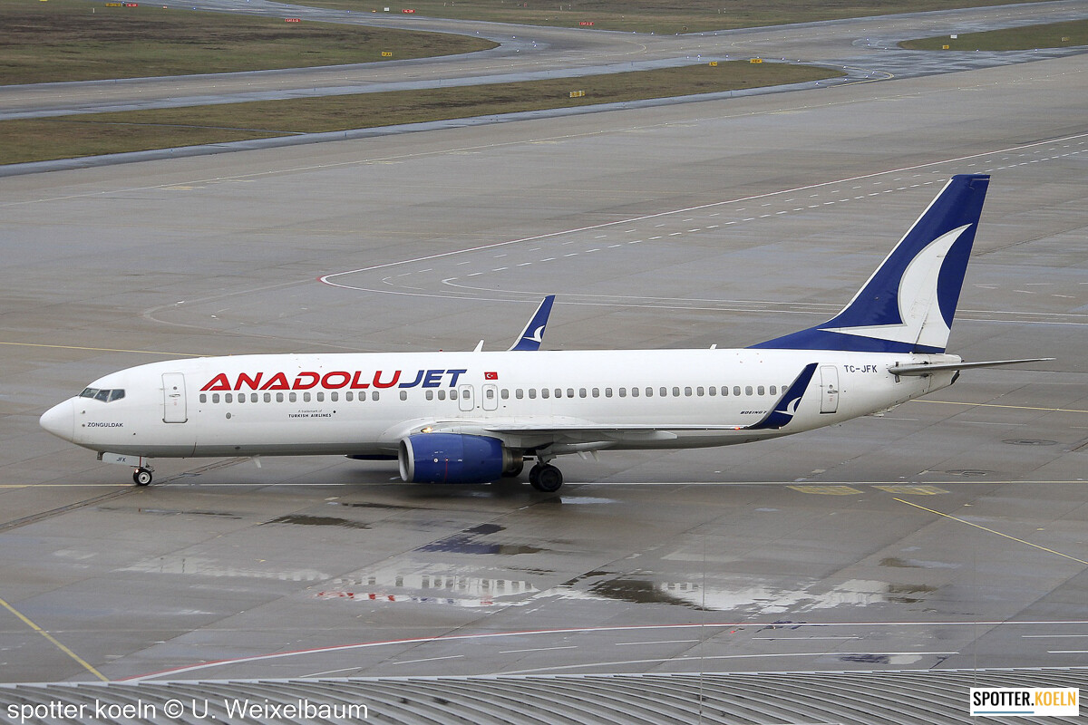 AnadoluJet TC-JFK Boeing B737-8F2