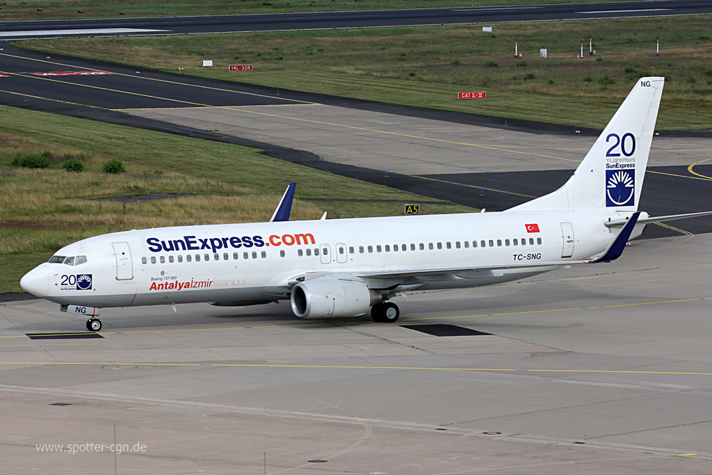 TC-SNG SunExpress Boeing 737-8AS(WL)