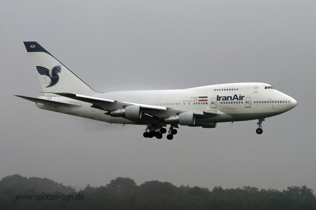 EP-IAD Iran Air Boeing 747SP-86