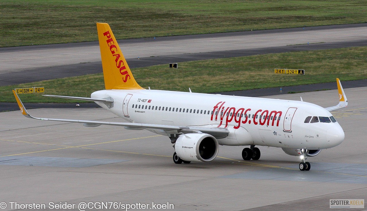 Pegasus Airlines A320-200NEO TC-NCF 