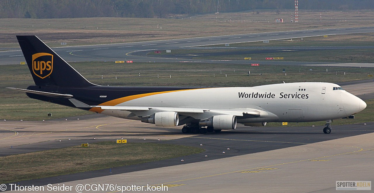 UPS 747-400 N580UP 