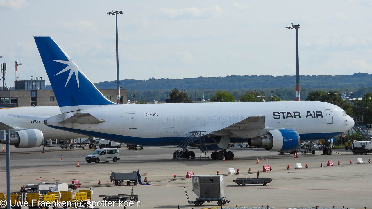 Star Air OY-SRJ Cargo Boeing 767-25EBDSF