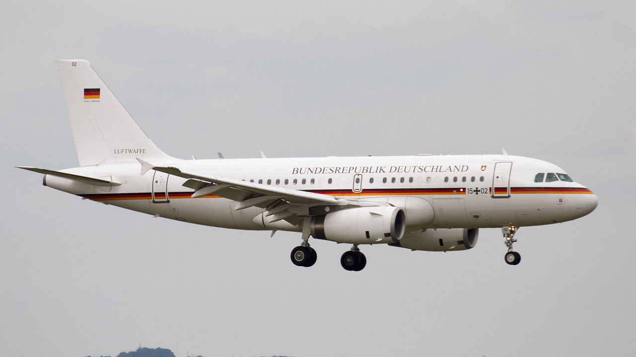 15+02 Luftwaffe (German Air Force) Airbus A319-133 ACJ