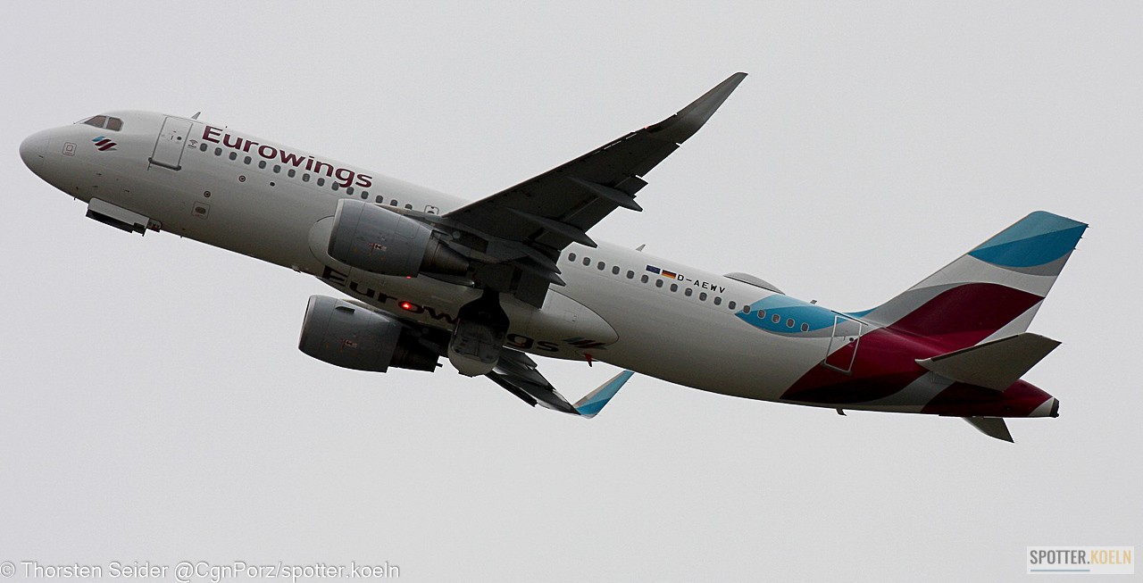 Eurowings A320-200W D-AEWV 