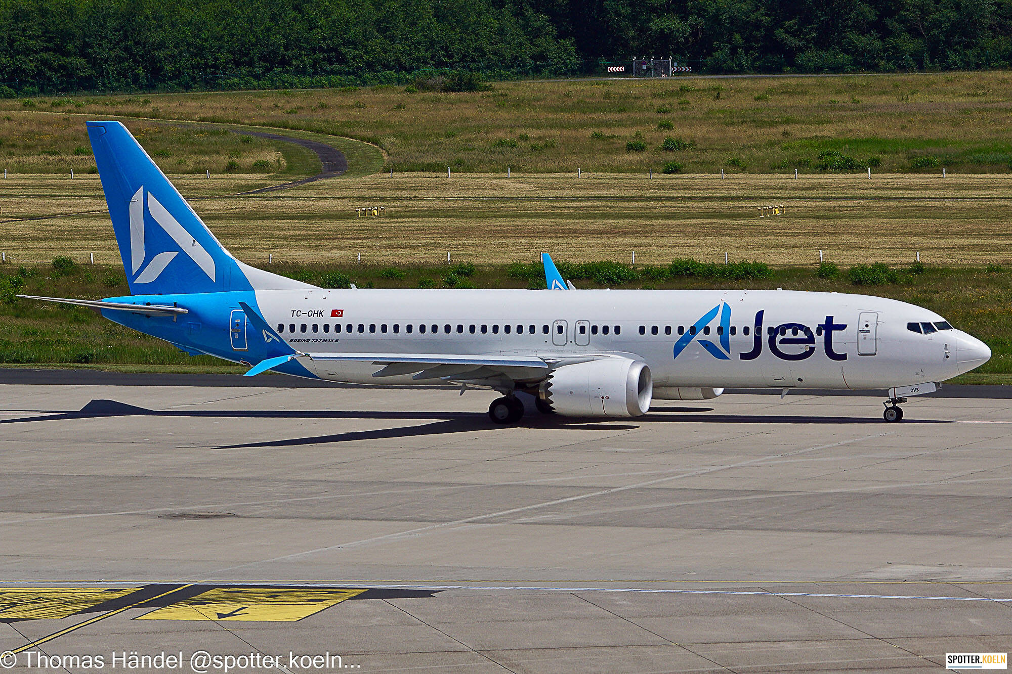 AJet TC-OHK Boeing 737MAX8 