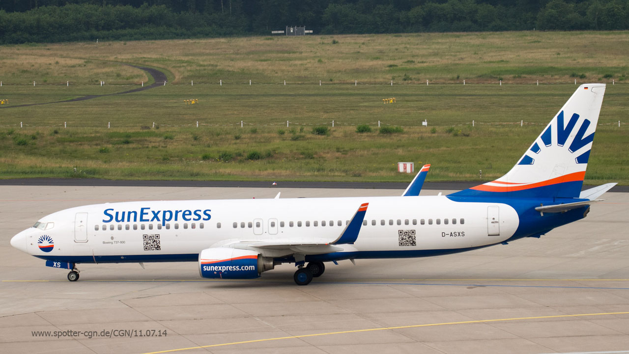 D-ASXS SunExpress Germany Boeing 737-86J(WL)
