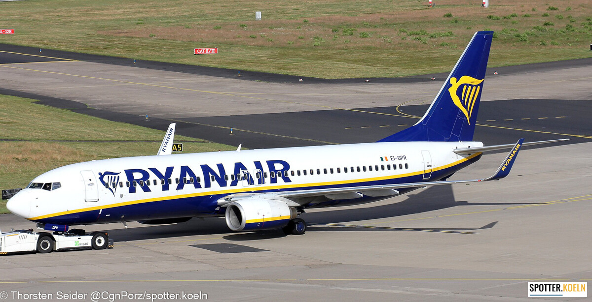EI-DPR Ryanair Boeing 737-8AS(WL)