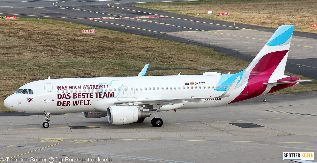 Eurowings A320-200W D-AIZS 