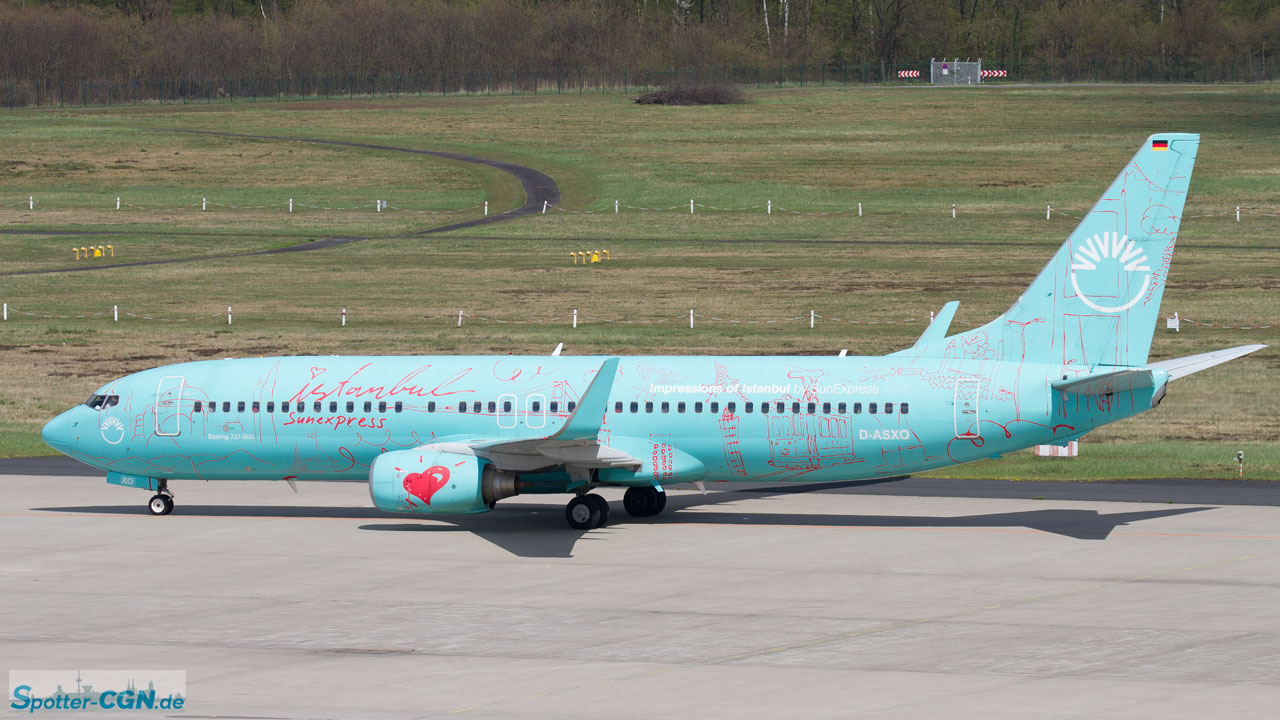 D-ASXO SunExpress Germany Boeing 737-86J(WL)