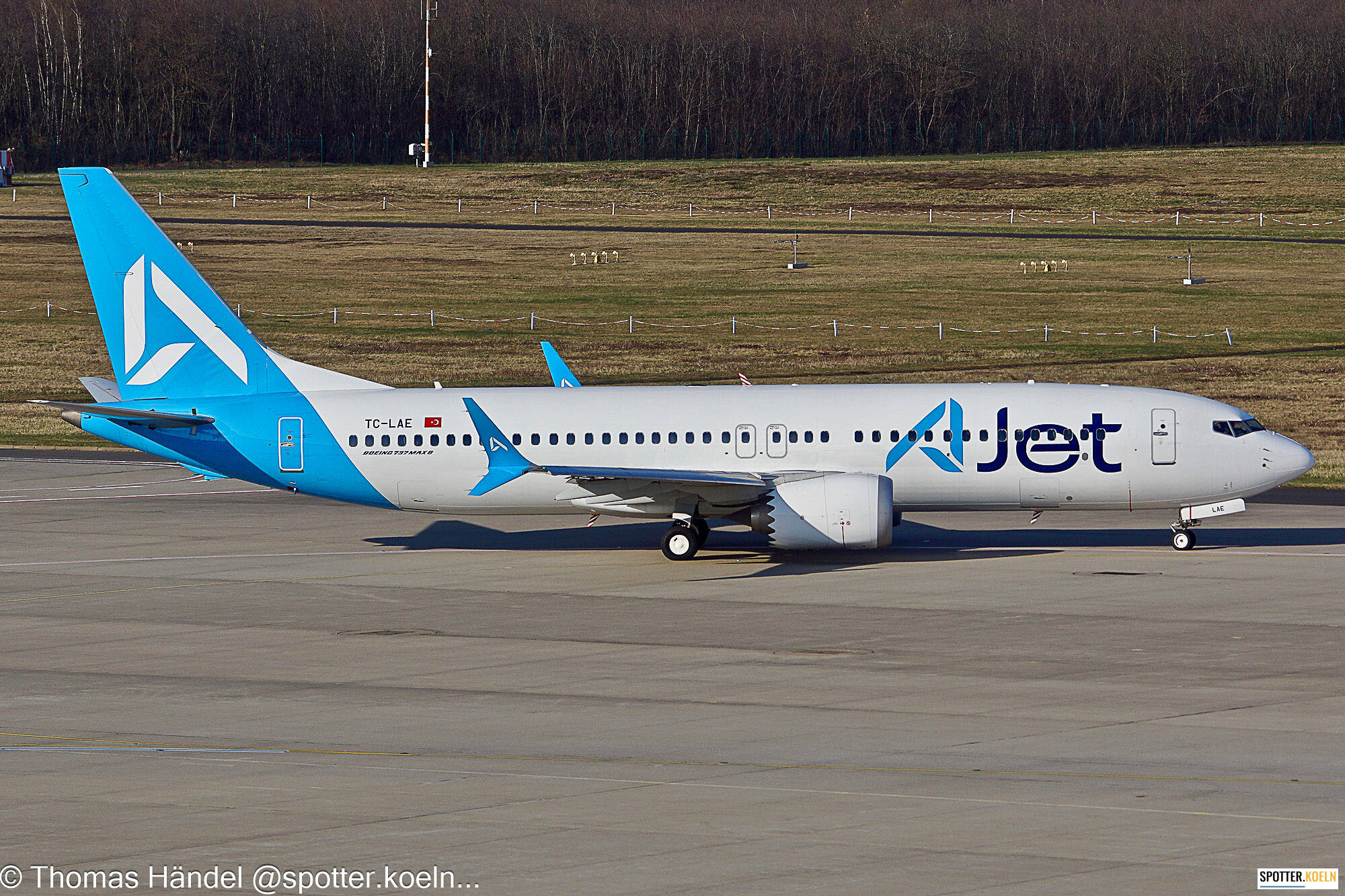 AJet TC-LAE Boeing 737MAX8 