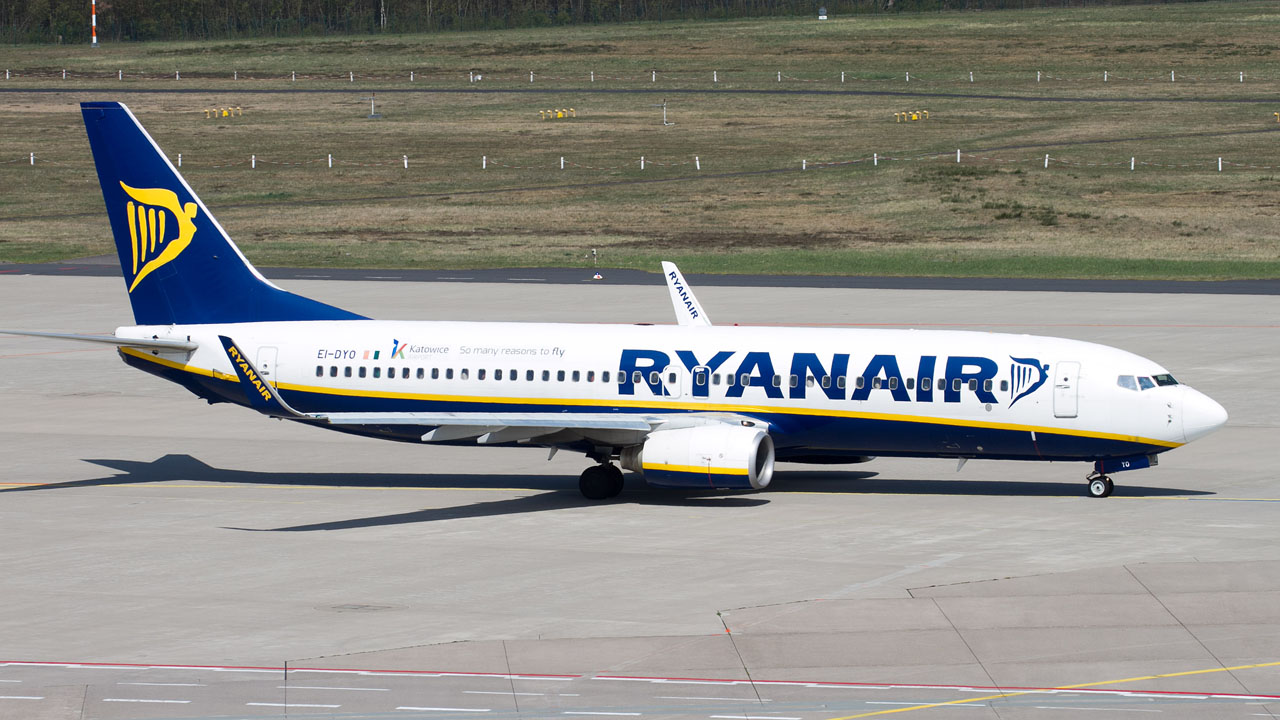 EI-DYO Ryanair Boeing 737-8AS(WL)