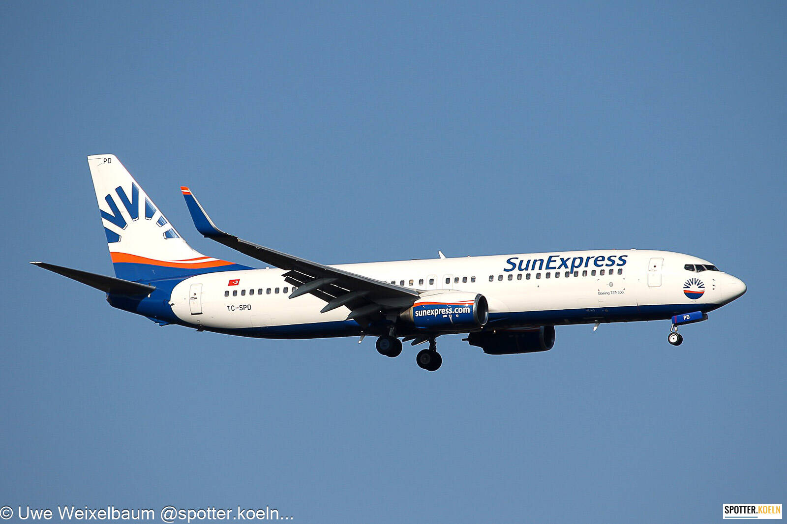 SunExpress TC-SPD Boeing 737-8AS(WL)  SunExpress TC-SPD Boeing 737-8AS(WL)