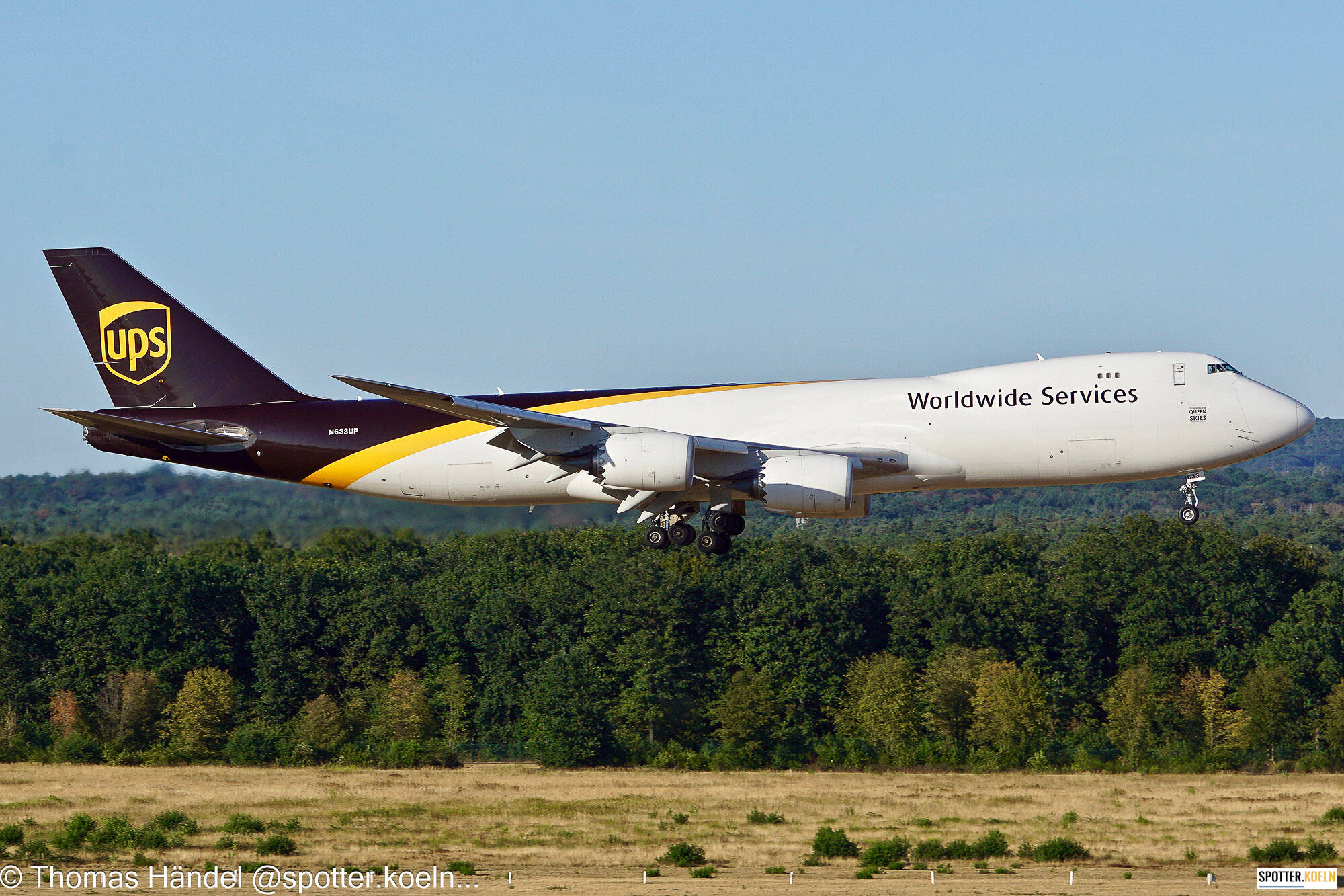 UPS N633UP Boeing 747-8F 